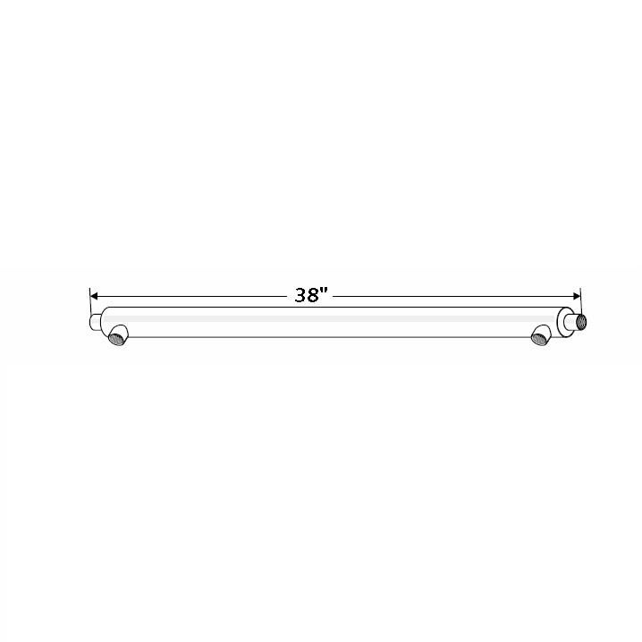 Heat Exchanger, Water-to-Water, Double Wall, 38”