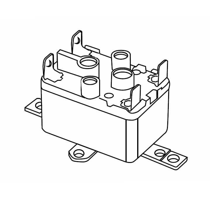 Power Relay, 24V, SPNO-SPNC