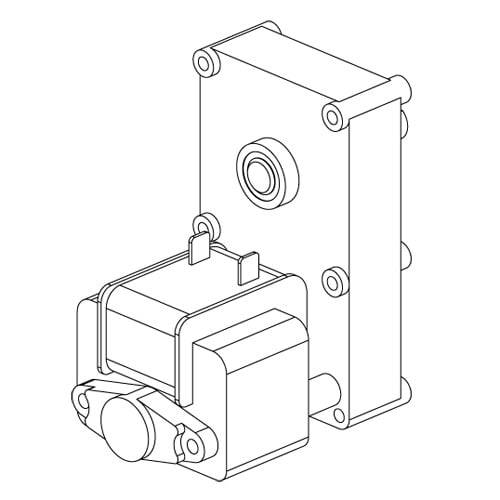 Isolation Auger Motor Kit, M250/M255 P/M255 PE