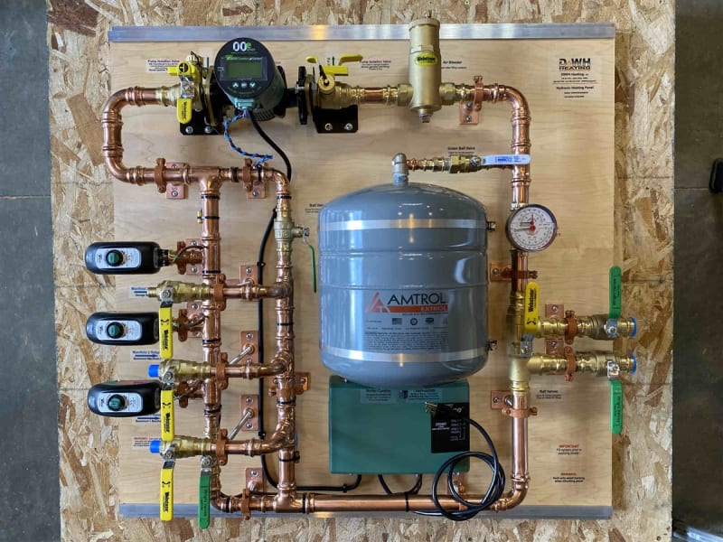 radiant heating control panel