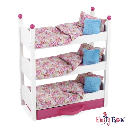 Walmart Stackable Doll Beds My Life Doll Bed 18” Doll-6 Piece Set
