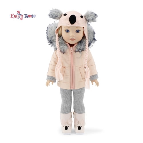 14-inch Doll Clothes Winter Snow Outfit with Hat and Boots