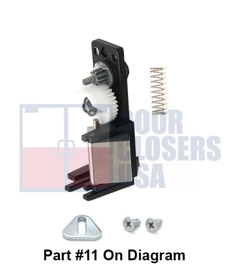 261M Part #11, Right Hand Reverse Dark Bronze Back Plate Sub Assembly For Cross Bar Rim Panic Exit Hardware
