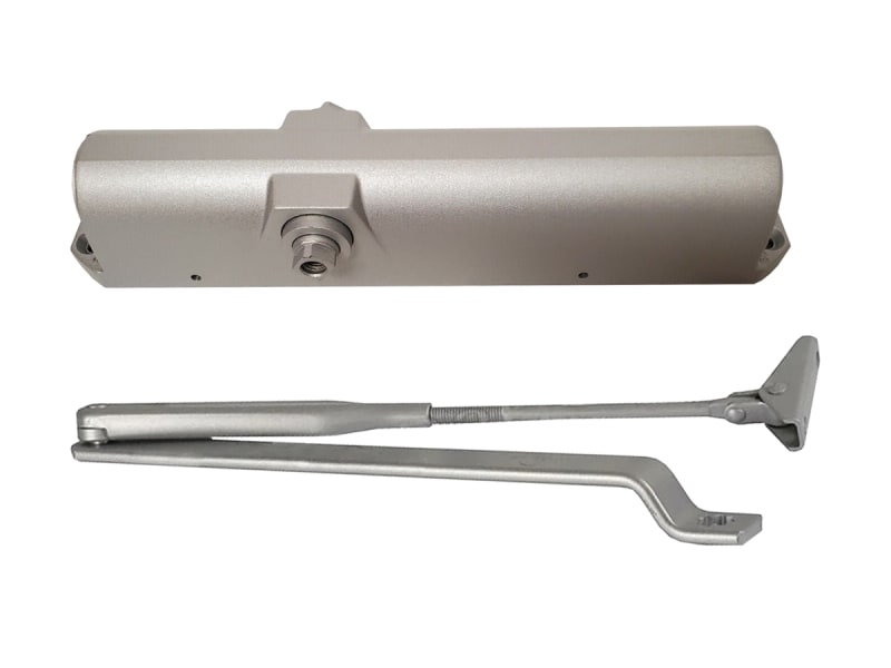 669G 91/16 in. x 3/4 in. Commercial Door Closer, Fixed Spring Size 4