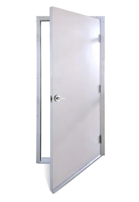 35-3/4 in. x 83-1/8 in. Mobile Office Door, Pre Hung Flush Commercial Steel Door For Modular Office Building