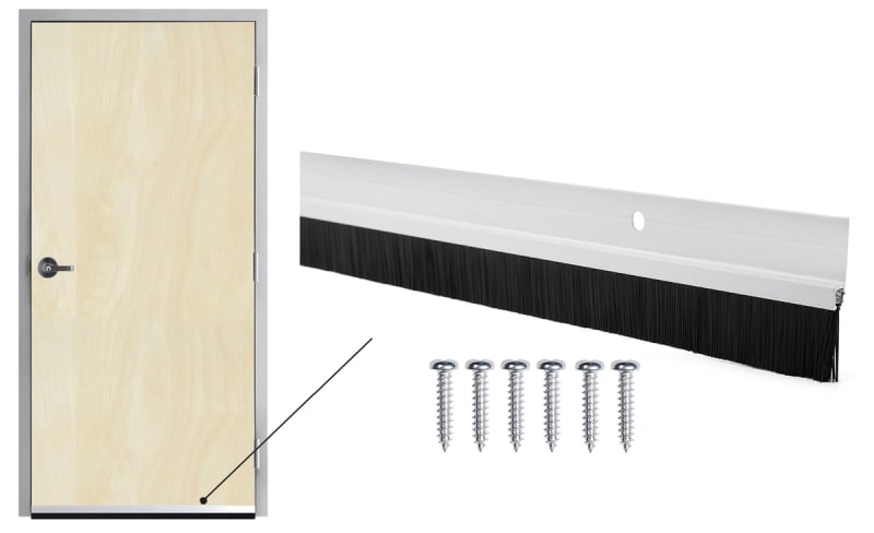 Commercial Wood Door Sweep