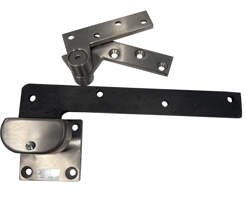 American Choice 3/4 in. Offset Pivot Set, For Doors Up To 600lbs, Includes Top Pivot, Floor Mount Bottom Pivot, and Hardware (Specify Finish)