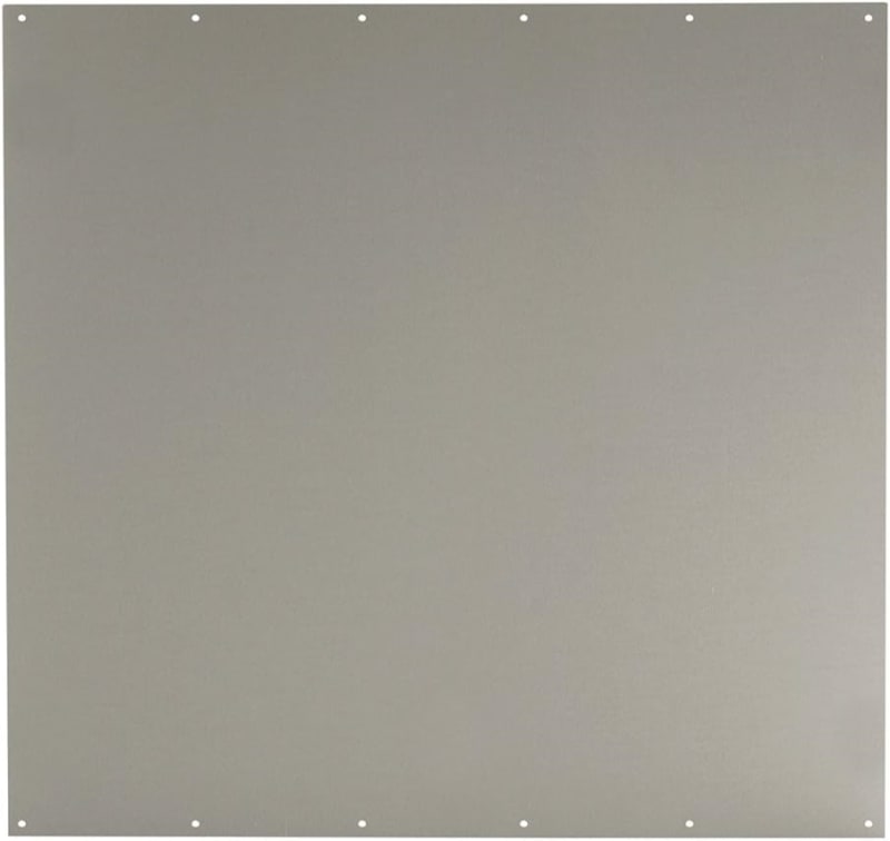 34 in. Tall x 40 in. Wide Armor Plate, US32D Satin Stainless Steel Finish