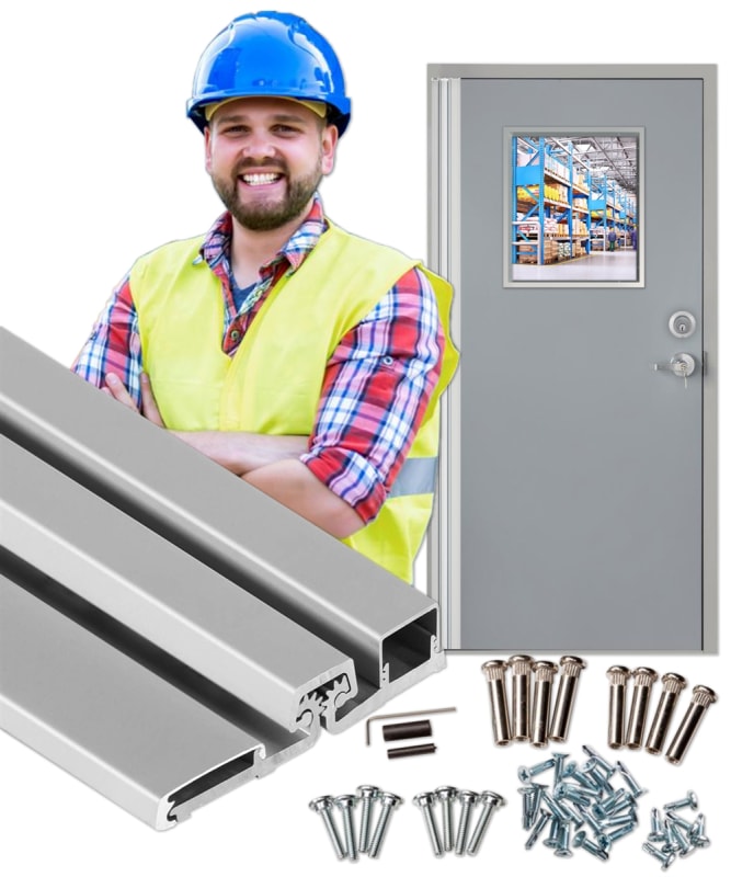 Hollow Metal Door Full Mortise Continuous Hinge Free Shipping