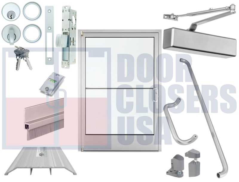 Alumitrexâ„¢ 48x84 Storefront Door â€“ USA-Made, Pre-Glazed