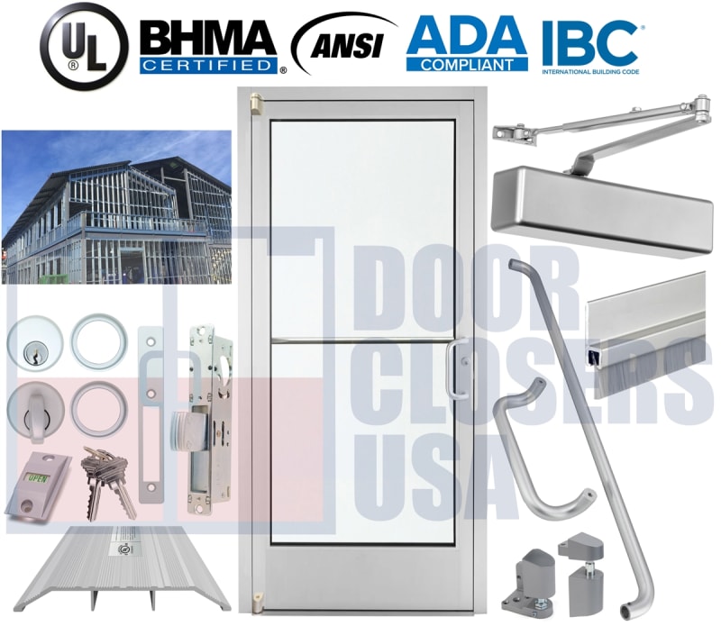 48x80 Narrow Stile Storefront - Steel Stud Veneer 48x80 Narrow Stile Storefront - Steel Stud Veneer