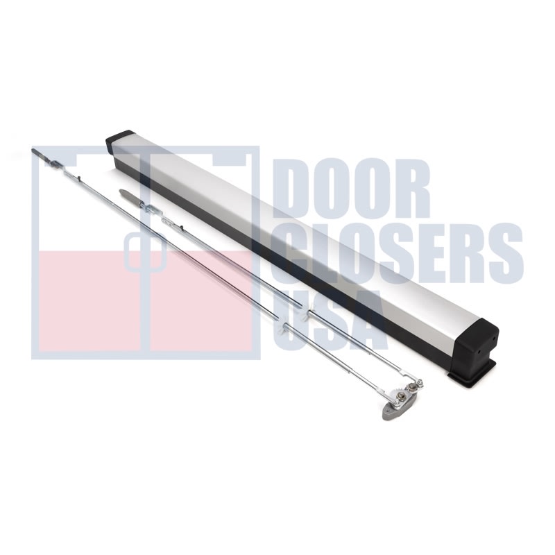 Calibre Door Closers 8086-1-36-AL Concealed Vertical Rod Panic Exit Device, For 36 in. x 84 in. Door, Aluminum Finish