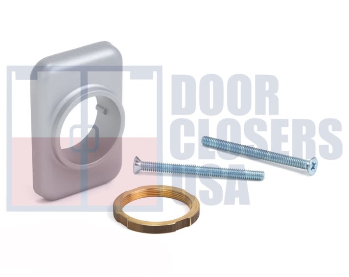 Calibre Door Closers MP-6182 Replacement Mounting Pad For 9100 Series Concealed Vertical Rod Panic Exit Device, Aluminum Finish