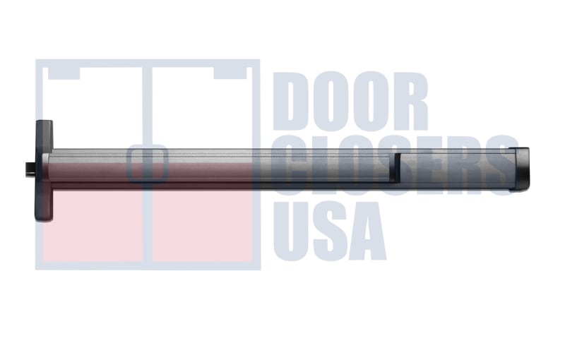 Calibre Door Closers 9300-1-36-LHR-DU Right Hand Reverse Rim Panic Exit Device, For 36 in. Door, Dark Bronze Finish