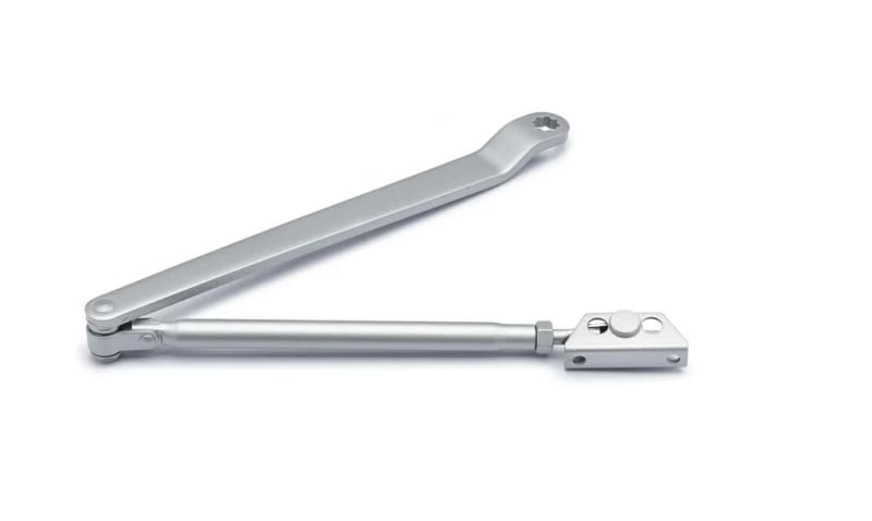 Door Controls USA Regular Arm For 11-1/8 in. x 3/4 in. Door Closer, Aluminum Finish