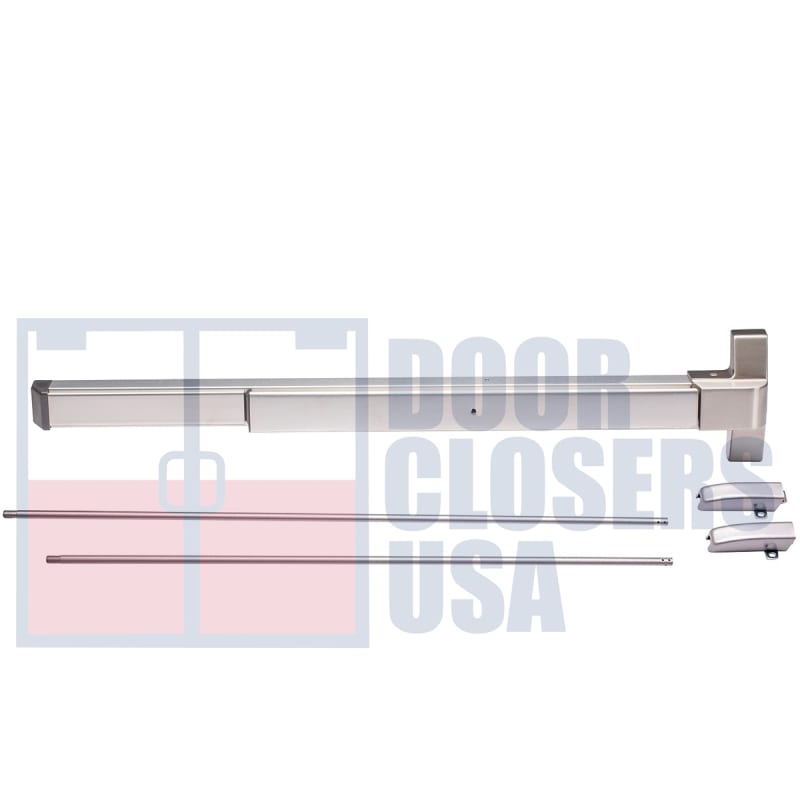PB11 Series Surface Vertical Rod Panic Bar For 48 in. Wide x 84 in. Tall Door, US32D Satin Stainless Steel Finish