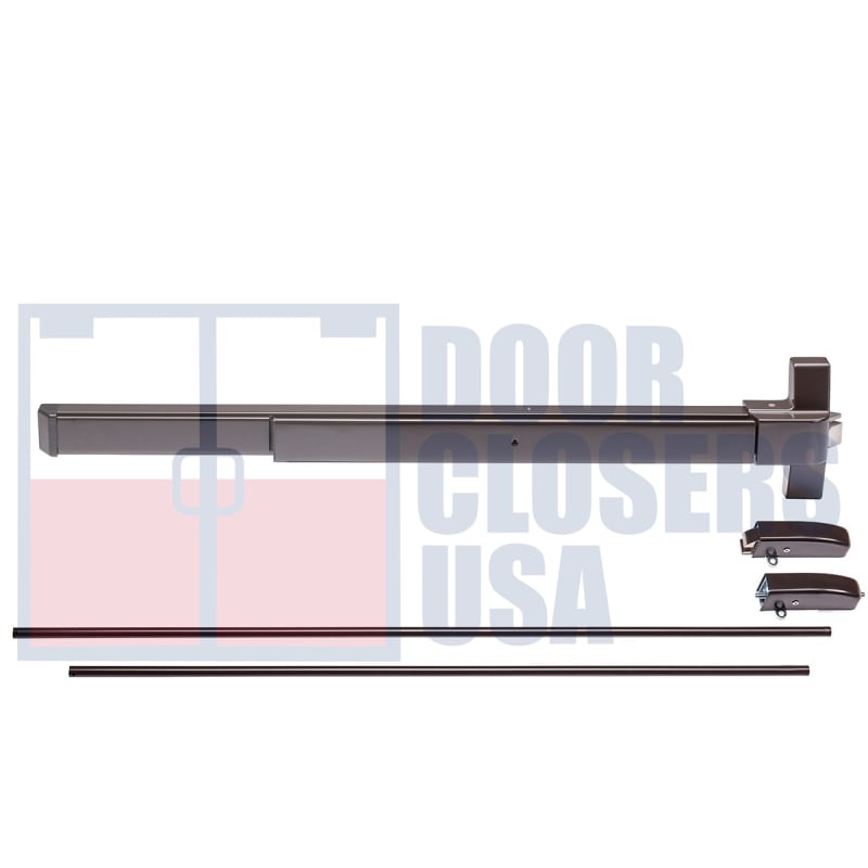 PB11 Series Surface Vertical Rod Panic Bar For 48 in. Wide x 96 in. Tall Door, Dark Bronze Finish