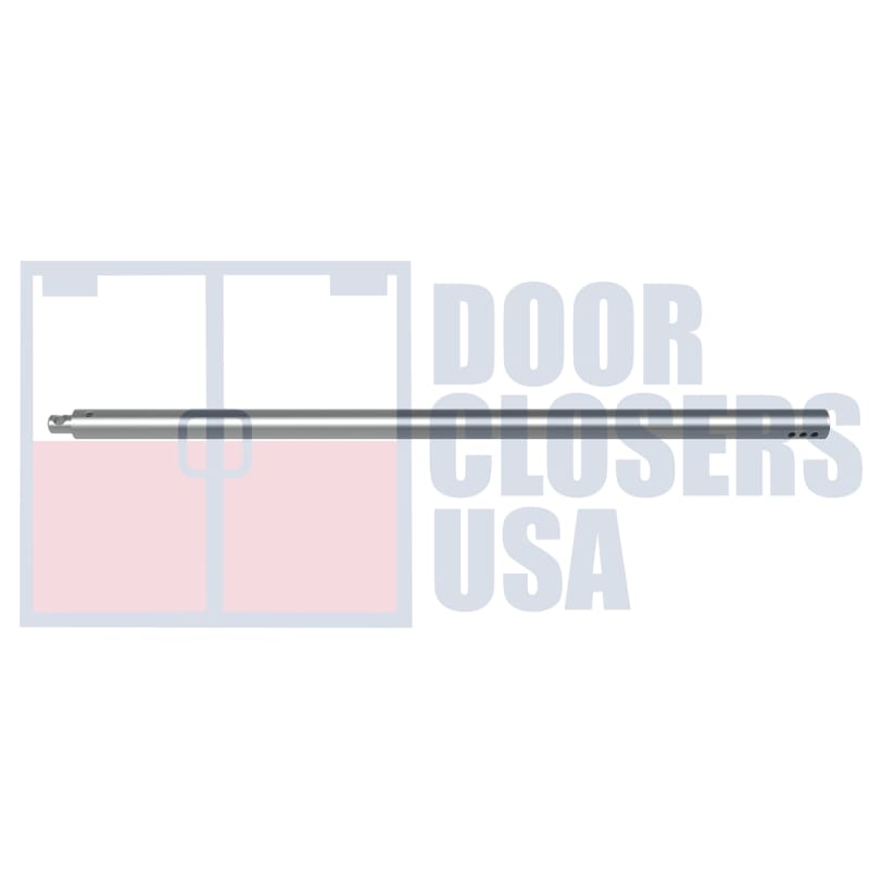 Global Door Controls 12 in. Extension Rod For 1-15/16 in. Wide x 6-1/8 in. Tall Chassis Head, 1-7/8 in. Tall Push Bar Surface Vertical Rod Panic Bar, Aluminum Finish