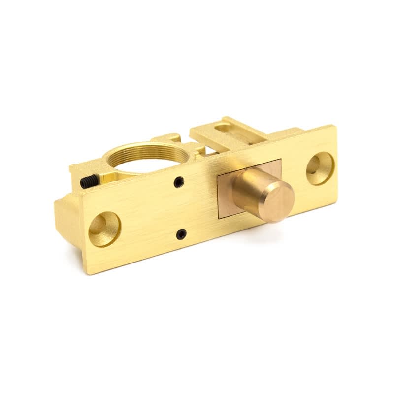 Glass Pro Hardware 200 Series Low Profile Bottom Rail Lock With 11/16" Throw For Frameless Glass