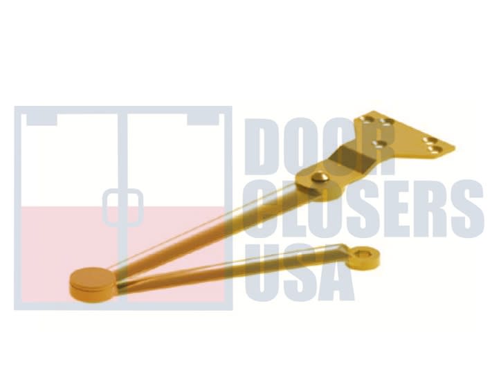 Hager 5100 Surface Mount Door Closer â€” Extra Heavy Duty Parallel Arm, Gold Finish