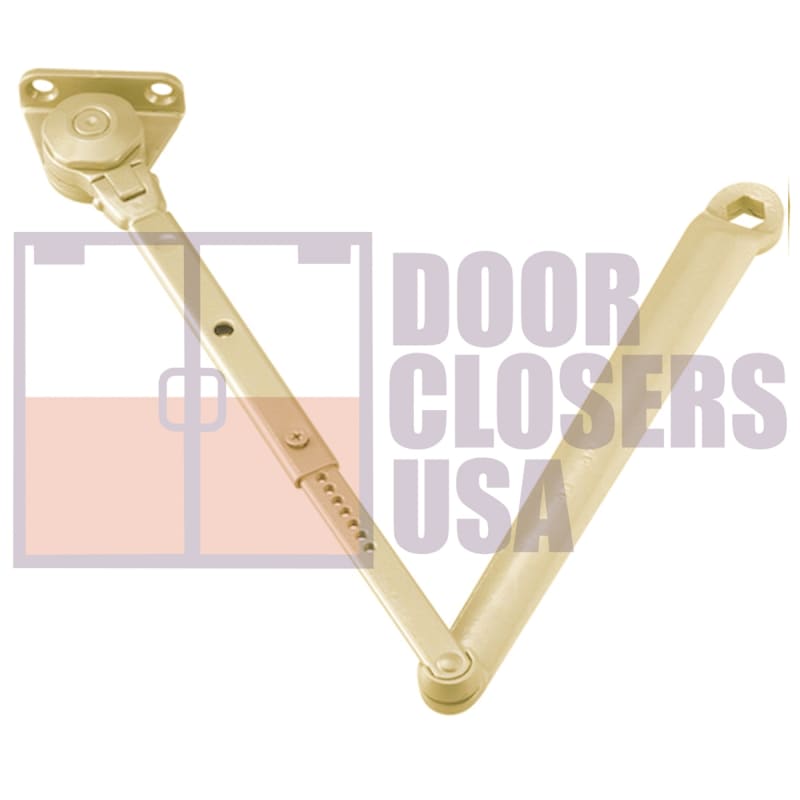 Hager 5100 Surface Mount Door Closer — Hold Open Friction Arm, Gold Finish Hager 5100 Surface Mount Door Closer — Hold Open Friction Arm, Gold Finish
