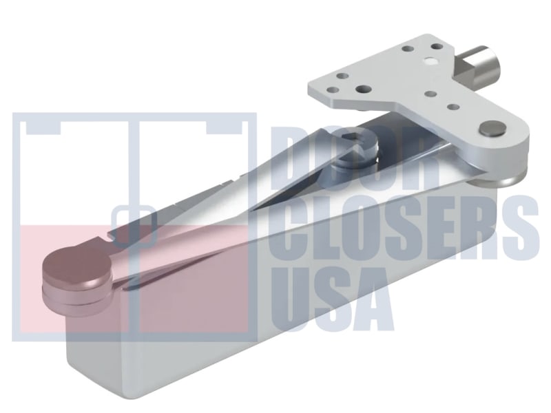 Hager 5100 Series Door Closer â€“ Heavy-Duty Grade 1, Adjustable 1â€“6, ADA Barrier Free, UL Fire Rated, Aluminum, 5955 Extra Heavy Duty Cushion Stop Arm (Parallel Arm Mount Only)