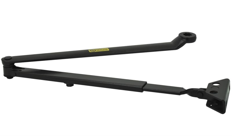 Hager Controls Regular Arm For 9-1/16 in. x 3/4 in. Door Closer, Dark Bronze Finish