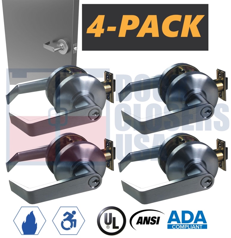 HMP-2 Entrance Lever 4-Pack Keyed Alike - Built for Hollow Metal Doors