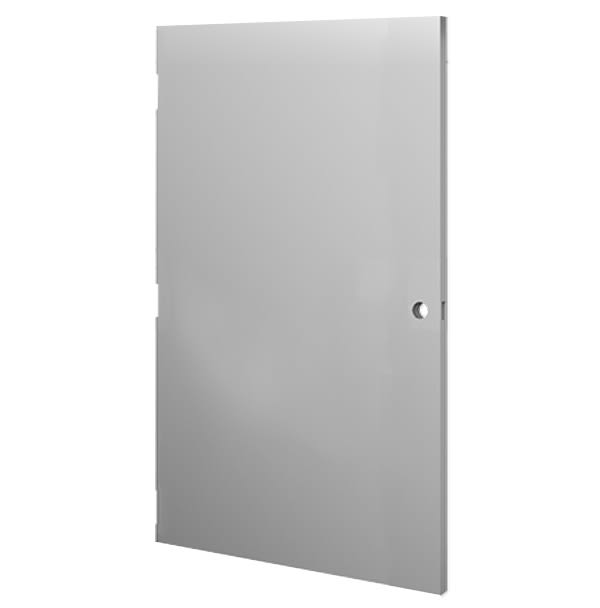 41-3/4 in. x 83-1/8 in. x 1-3/4 in. Commercial 18 Gauge Hollow Metal Galvannealed Steel Door With Anti Rust Inhibiting Primer and Polystyrene Insulated Core, 4.5 in x 4.5 in. Hinge Prep, 161 Cylindrical Lock Prep, Made In USA