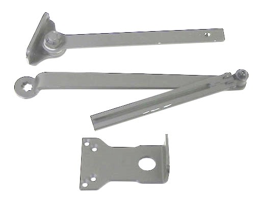 International Door Closer Hold Open Arm For 9-1/16 in. x 3/4 in. Door Closer, Aluminum Finish