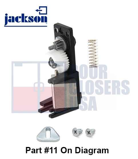 Jackson 1095 Paddle Part #11, Right Hand Reverse Dark Bronze Back Plate Sub Assembly For Paddle Panic Exit Hardware Jackson 1095 Paddle Part #11, Right Hand Reverse Dark Bronze Back Plate Sub Assembly For Paddle Panic Exit Hardware