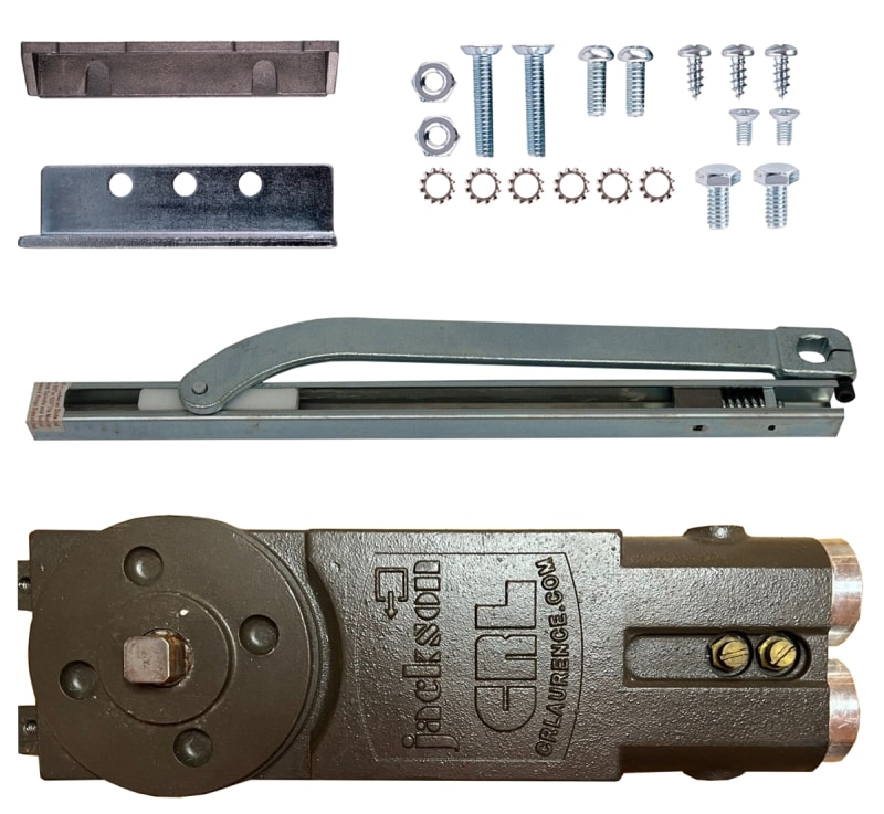 Jackson OHCC Concealed Closer Track Arm Kit, With Offset Hung Slide