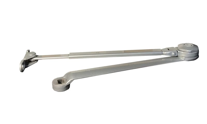 LCN Right Hand Top Jamb Friction Hold Open Arm For LCN 6 in. x 2-1/2 in. Top Jamb (Push Side) Commercial Door Closer, Aluminum Finish