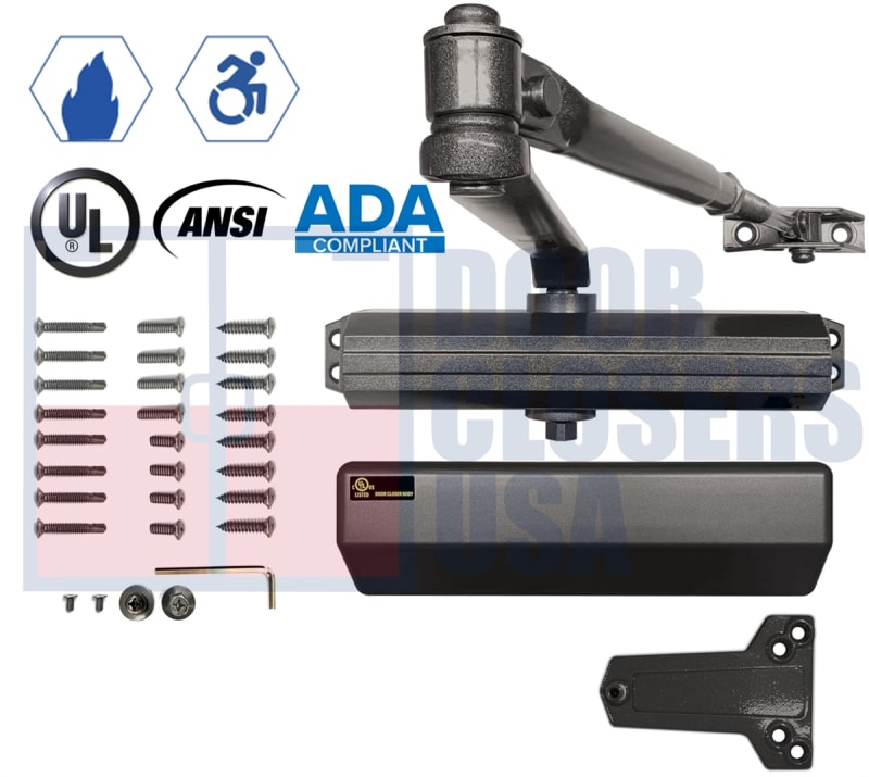 Phoenix Architectural Hardware 9-1/16 in. x 3/4 in. Grade 1 Door Closer ...