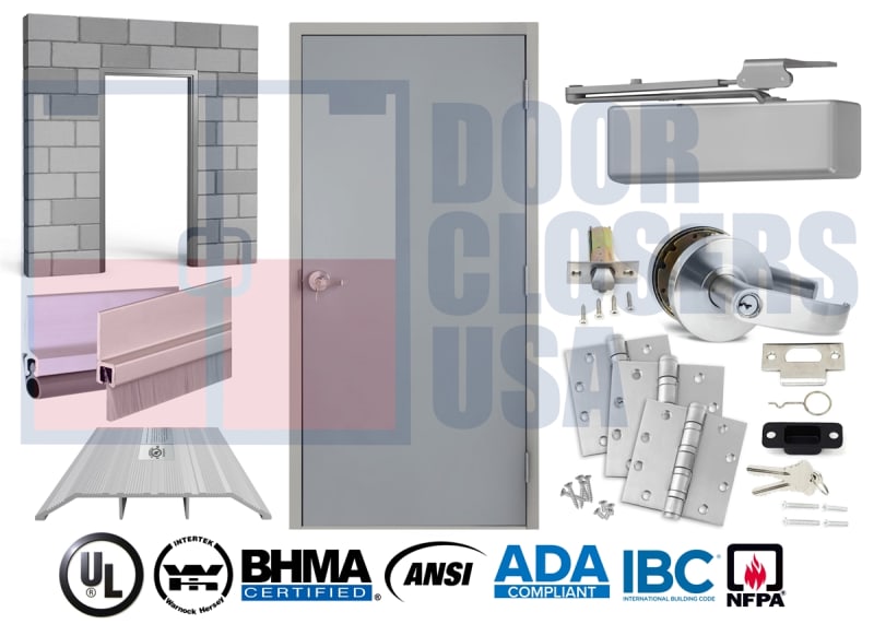 Architectural Hollow Metal Doors, NFPA 80 Fire-Rated, ADA & IBC Compliant, UL Listed, USA Made | Steel-Lite