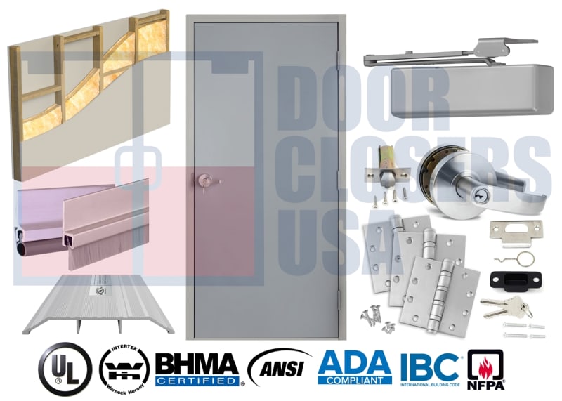 RHR Exterior Hollow Metal Door - KD Punch & Dimple Frame w/ Welded Anchors (RO 40-1/2" x 86-1/4") RHR Exterior Hollow Metal Door - KD Punch & Dimple Frame w/ Welded Anchors (RO 40-1/2" x 86-1/4")
