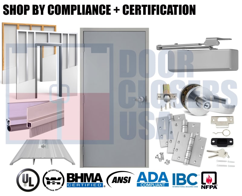 Architectural Hollow Metal Doors, USA Made, Fire-Rated & Code Compliant
