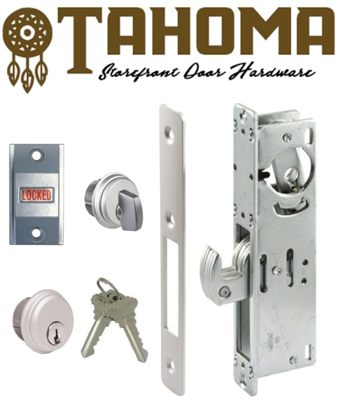 Storefront Door Heavy Duty Hook Bolt Deadlocks