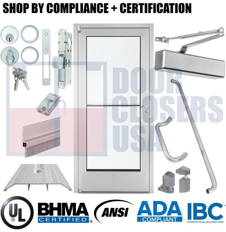 Commercial Grade Storefront Doors-ADA & Code Compliant