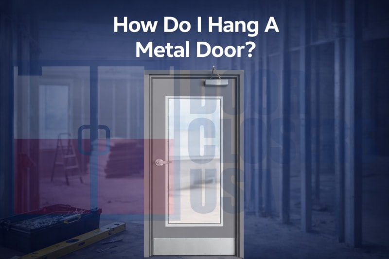 How Do I Hang A Metal Door?