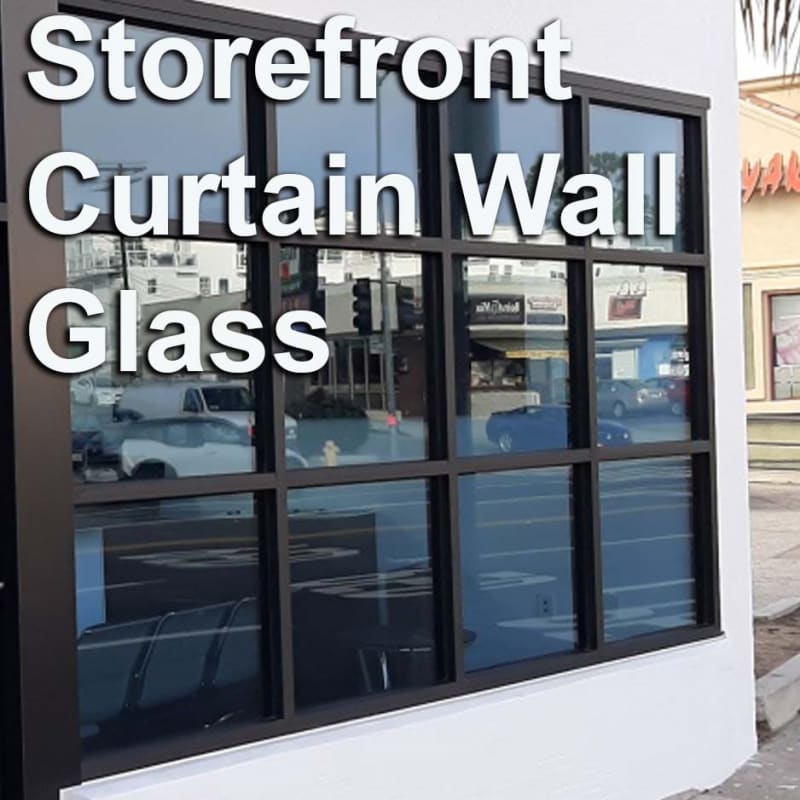 Storefront Curtain Wall Glass
