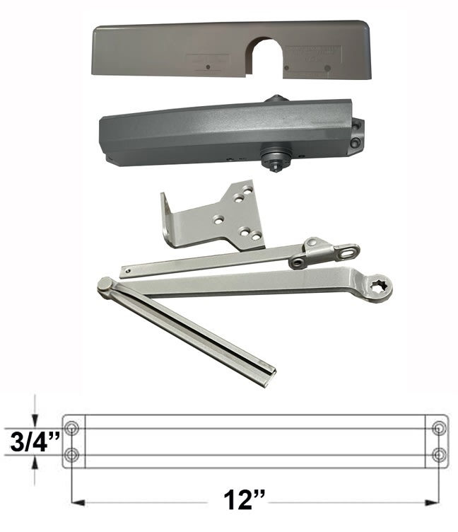 R1943 12 in. x 3/4 in. Door Closers and Parts