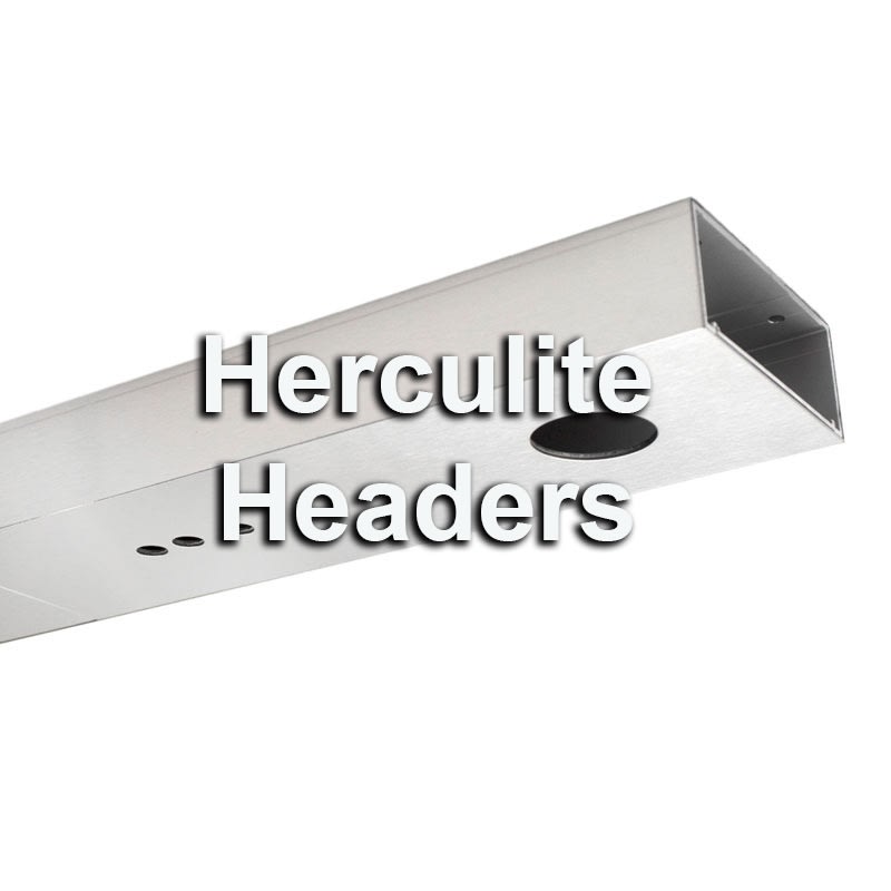 Herculite Glass Door Headers