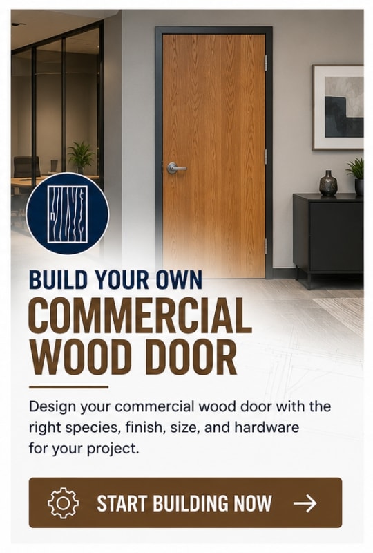 Custom Commercial Wood Doors