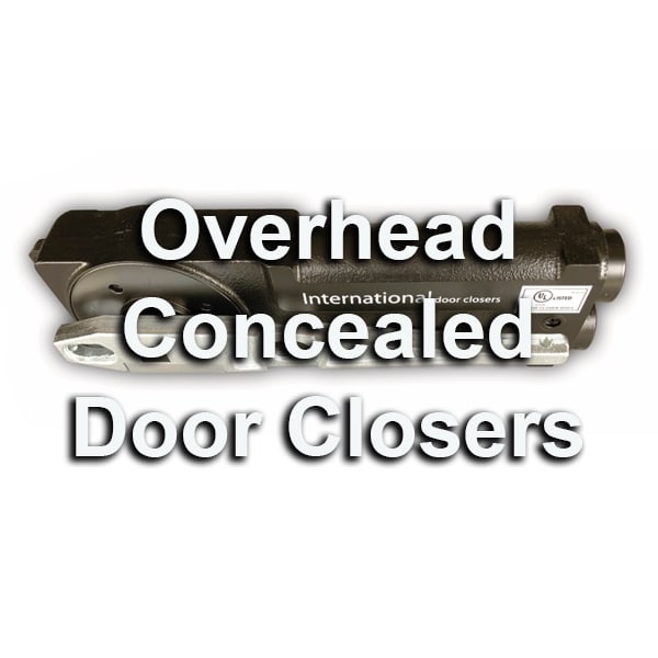 International Door Closers Overhead Concealed Closers
