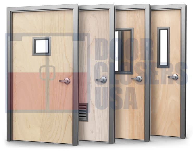 Wood Doors With Paint Ready Steel Frames