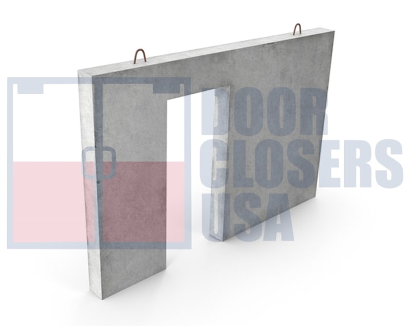 Storefront Doors For Exterior Pre-Cast Concrete Wall Openings