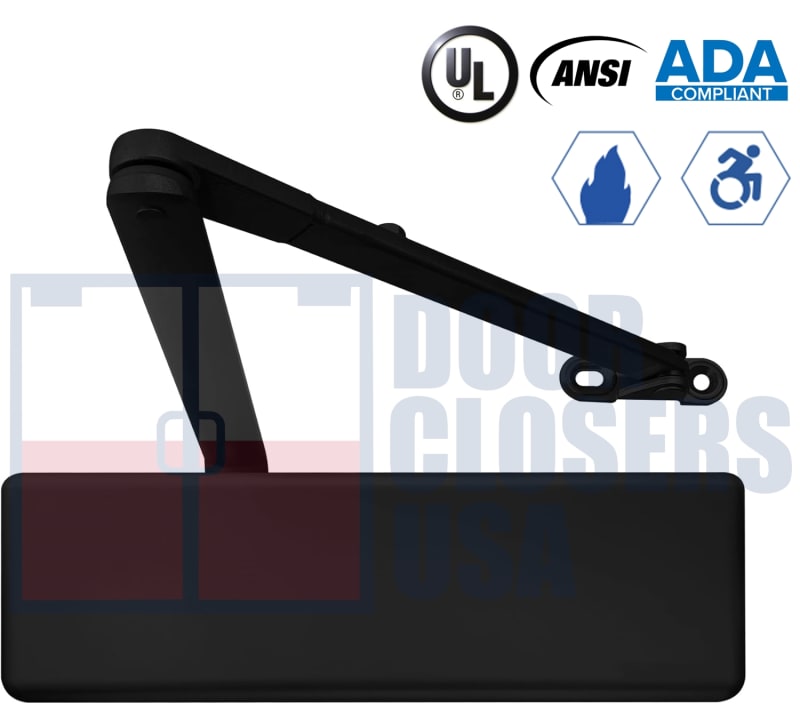 Black Finish Commercial Door Closers