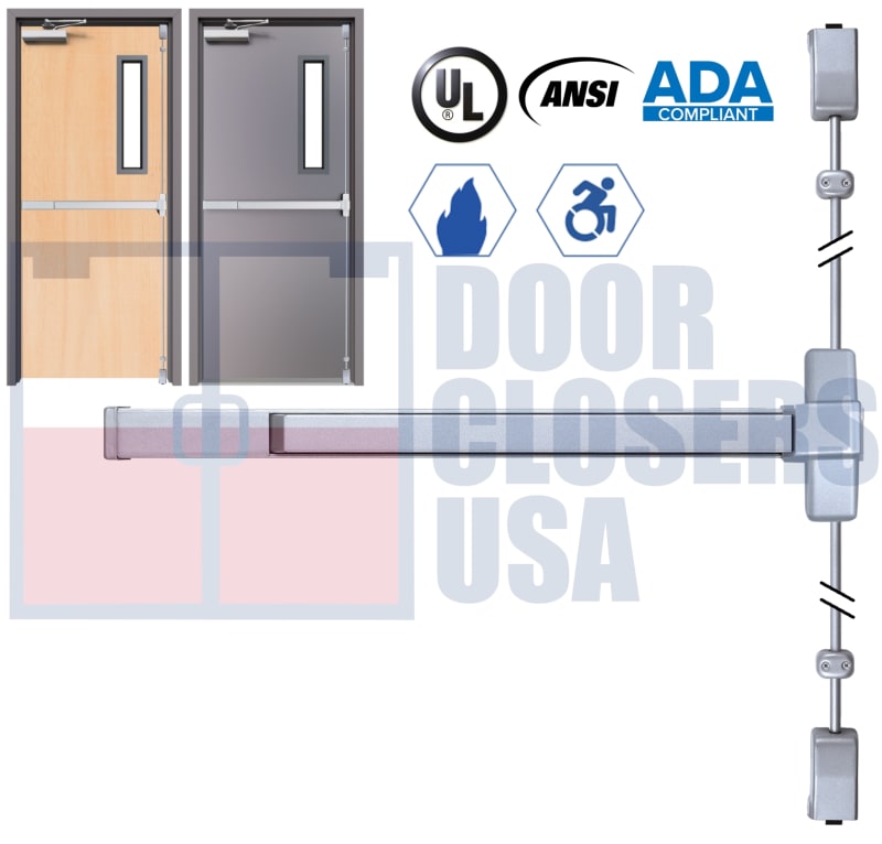 Phoenix Titan 44 Series Surface Vertical Rod Exit Device (Single Door Application)