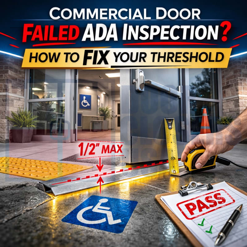 Commercial Door Failed ADA Inspection? How To Fix Your Threshold